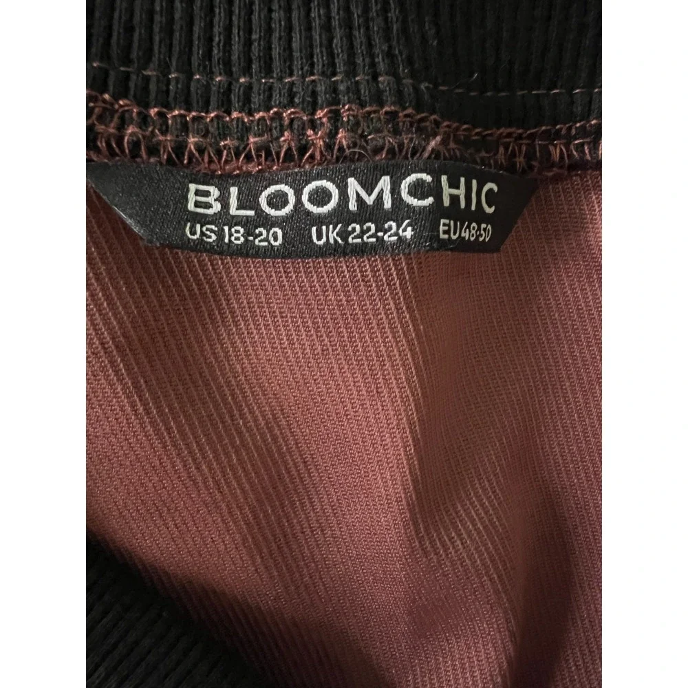 Womens Bloomchic Womens Jacket Mauve Pink Pockets Zipper Button Detail 18 - 20‎
